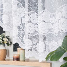 OKSANA Firanka żakardowa gotowa, 160x300cm, kolor biały 049360/FBL/001/300160/1