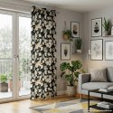 STOKROTKI TESS Tkanina dekoracyjna BLACKOUT, szer.145cm, kolor 006 czarny D00437/BLC/006/145000/1