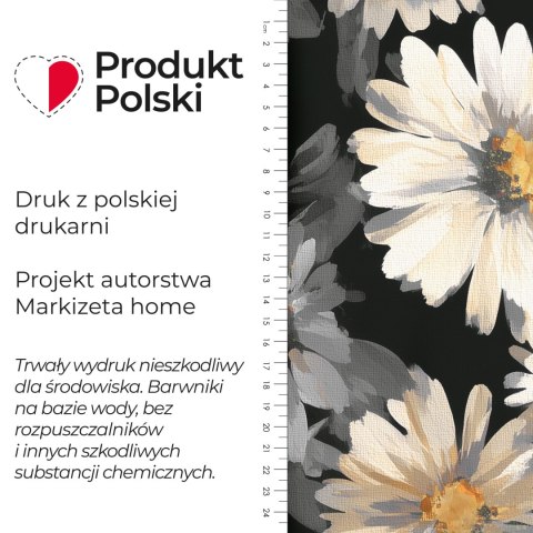 STOKROTKI TESS Tkanina dekoracyjna BLACKOUT, szer.145cm, kolor 006 czarny D00437/BLC/006/145000/1
