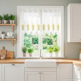 ŻONKIL Zazdrostka żakardowa 626119, wys. 70cm, kolor 008 żółty D00427/ZAZ/008/000070/1