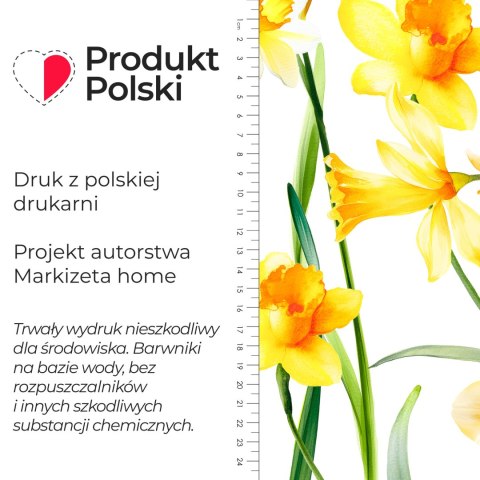ŻONKILE Tkanina dekoracyjna NINA WODOODPORNA, szer.160cm, kolor 008 żółty D00444/NIW/008/160000/1