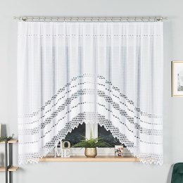 FILOMENA Firanka żakardowa gotowa, 170x340cm, kolor biały 018669/FBL/001/340170/1