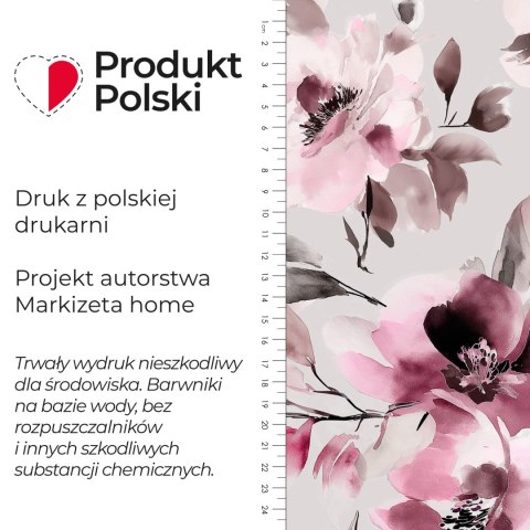 FLORENCJA Tkanina dekoracyjna NINA WODOODPORNA, szer. 160cm, kolor 005 szary D00314/NIW/005/160000/1