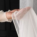 Firanka fantazyjna z ołowianką, wys. 300cm, kolor biały 101005/OLO/001/000300/1