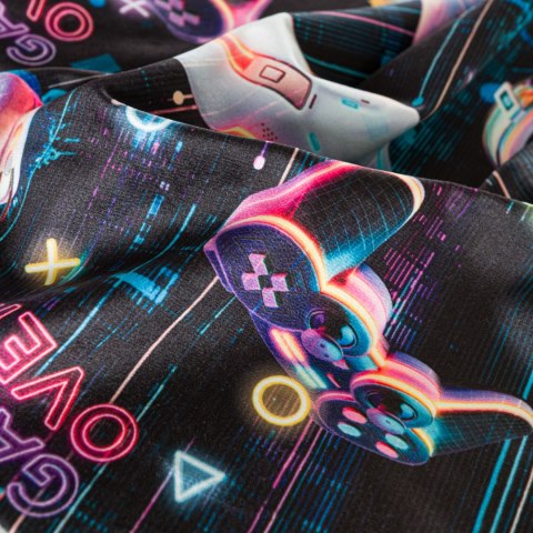 GAMER Tkanina dekoracyjna VELVET, szer.150cm, kolor 006 czarny D00376/VEL/006/150000/1