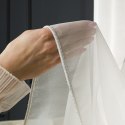 MELISSA Firana fantazyjna w jodełkę z ołowianką, wys. 350cm, kolor 010 offwhite 723727/OLO/010/000350/1