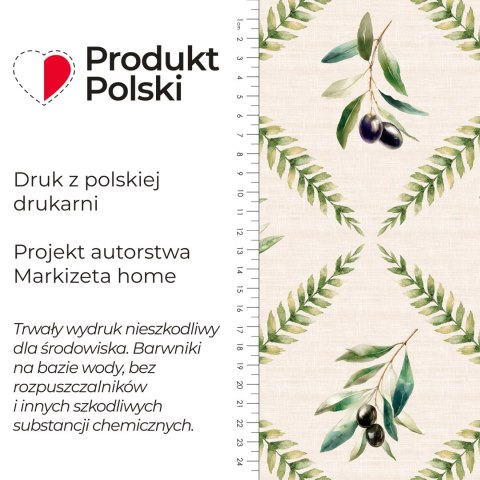OLIWKI MATTEO Tkanina dekoracyjna NINA WODOODPORNA, szer.160cm, kolor 004 beżowy D00441/NIW/004/160000/1