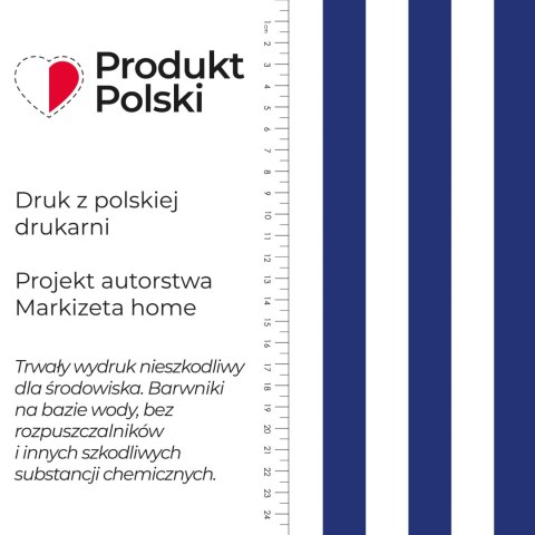 PASKI MARINA Tkanina dekoracyjna NINA WODOODPORNA, szer.160cm, kolor 007 niebieski D00446/NIW/007/160000/1