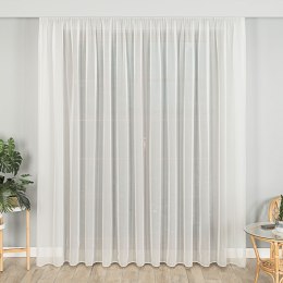 Woal premium z ołowianką, wys. 300cm, kolor 010 offwhite 000100/OLO/010/000300/1