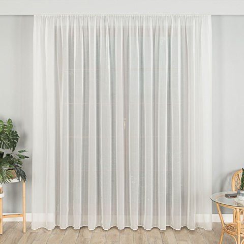 Woal premium z ołowianką, wys. 300cm, kolor 010 offwhite 000100/OLO/010/000300/1