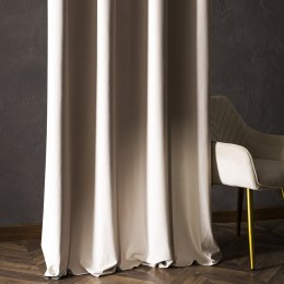 BLACKOUT VELVET Zasłona gotowa na przelotkach, 230x140cm, kolor 016 kremowy BLAVEL/ZGP/016/140230/1