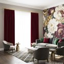 BLACKOUT VELVET Zasłona gotowa na przelotkach, 230x140cm, kolor 043 czerwony BLAVEL/ZGP/043/140230/1
