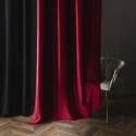 BLACKOUT VELVET Zasłona gotowa na przelotkach, 240x140cm, kolor 043 czerwony BLAVEL/ZGP/043/140240/1
