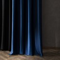 BLACKOUT VELVET Zasłona gotowa na taśmie, 240x140cm, kolor 011 granatowy BLAVEL/ZGT/011/140240/1