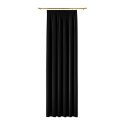 BLACKOUT VELVET Zasłona gotowa na taśmie, 240x140cm, kolor 111 czarny BLAVEL/ZGT/111/140240/1
