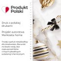 BOMBKI CHOINKOWE GLAMOUR Tkanina dekoracyjna NINA WODOODPORNA, szer. 160cm, kolor 006 czarno-złoty DBN458/NIW/006/160000/1