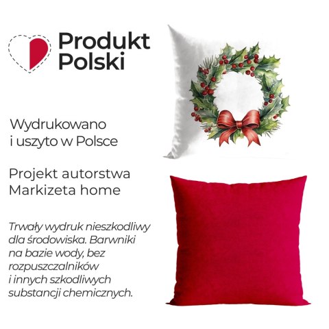 GIRLANDA BAJKOWE ŚWIĘTA Poszewka dekoracyjna MILAS, 45x45cm, kolor 001 ( do wyczerpania zapasu) PBN330/POP/101/045045/1