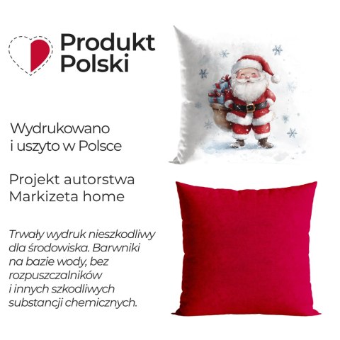 MIKOŁAJ BAJKOWE ŚWIĘTA Poszewka dekoracyjna MILAS, 45x45cm, kolor 001 ( do wyczerpania zapasu) PBN330/POP/501/045045/1