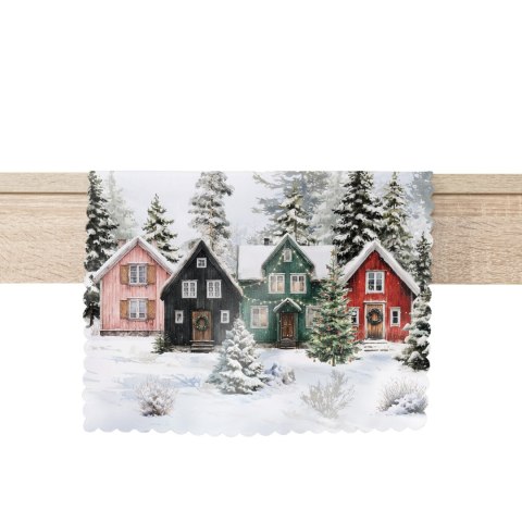 ŚNIEŻNA DOLINA Bieżnik NINA WODOODPORNA, 38x160cm, kolor 009 wielokolorowy PBN455/KSP/C09/038160/1