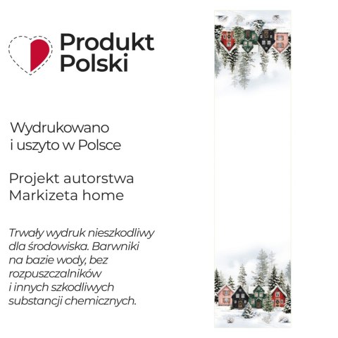 ŚNIEŻNA DOLINA Bieżnik NINA WODOODPORNA, 38x160cm, kolor 009 wielokolorowy PBN455/KSP/C09/038160/1