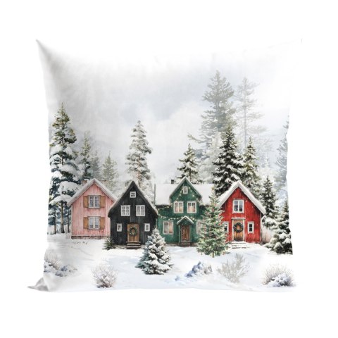 ŚNIEŻNA DOLINA Poszewka dekoracyjna VELVET, 45x45cm, kolor 009 wielokolorowy PBN455/POP/009/045045/1