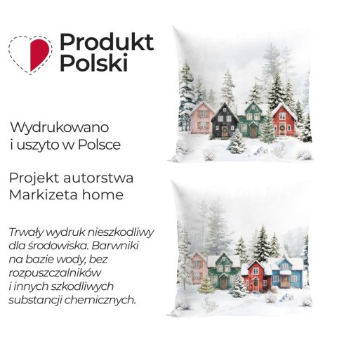 ŚNIEŻNA DOLINA Poszewka dekoracyjna VELVET, 45x45cm, kolor 009 wielokolorowy PBN455/POP/009/045045/1