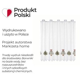 SZYSZKOWY LAS Z EFEKTEM WYSZYWANIA Zazdrostka żakardowa 361910, 70x150 cm, kolor 004 beżowy PBN456/ZAZ/004/1