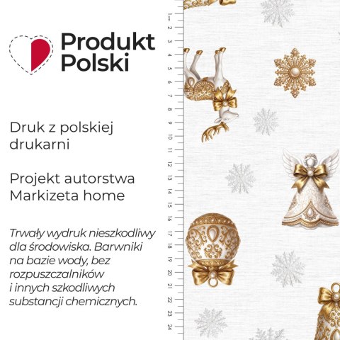 ZŁOTY BLASK Tkanina dekoracyjna NINA WODOODPORNA, szer. 160cm, kolor 008 złoty DBN457/NIW/008/160000/1