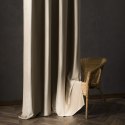 BLACKOUT VELVET Zasłona gotowa na przelotkach, 250x140cm, kolor 001 ciemny beżowy BLAVEL/ZGP/001/140250/1