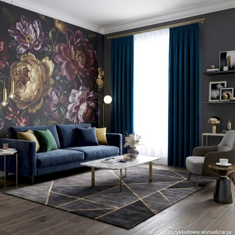 BLACKOUT VELVET Zasłona gotowa na taśmie, 250x140cm, kolor 011 granatowy BLAVEL/ZGT/011/140250/1