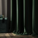 BLACKOUT VELVET Zasłona gotowa na taśmie, 250x140cm, kolor 010 ciemny zielony; butelkowy BLAVEL/ZGT/010/1