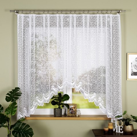 BOGUMIŁA Firanka żakardowa gotowa, 160x400 cm, kolor biały 004542/FBL/001/400160/1