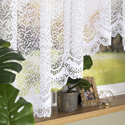 BOGUMIŁA Firanka żakardowa gotowa, 160x400 cm, kolor biały 004542/FBL/001/400160/1