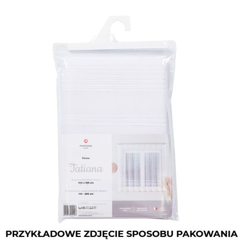 KAJA Firanka żakardowa gotowa, 160x300cm, kolor biały 018920/FBP/001/300160/1