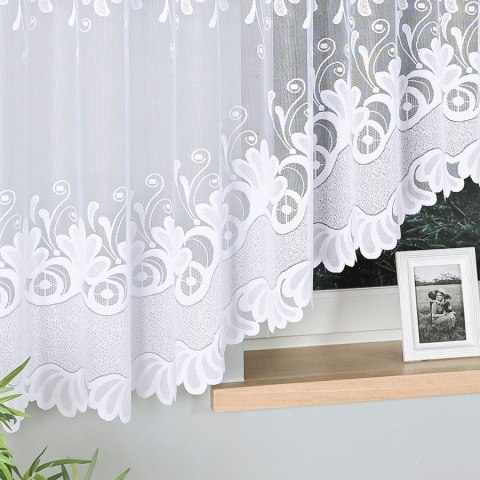 KASJANA Firanka żakardowa gotowa, 160x500cm, kolor biały 007003/FBL/001/500160/1
