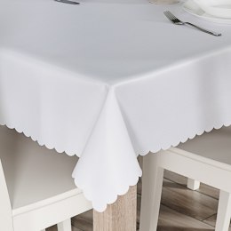 LARA Tkanina dekoracyjna gładka wodoodporna, szer. 150cm, kolor 001 biały 004770/TDW/001/150000/1