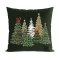 ŚWIĄTECZNY LAS Poszewka dekoracyjna VELVET, 40x40cm, kolor 002 zielony PBN464/POP/002/040040/1