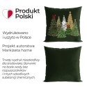 ŚWIĄTECZNY LAS Poszewka dekoracyjna VELVET, 40x40cm, kolor 002 zielony PBN464/POP/002/040040/1