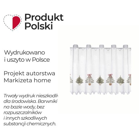 SZYSZKOWY LAS Z EFEKTEM WYSZYWANIA Zazdrostka żakardowa 361910, 50x100 cm, kolor 004 beżowy PBN456/ZAZ/004/1