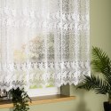 TEOFILA Firanka żakardowa gotowa na prosto, 150x300 cm, kolor biały 049348/FBP/001/300150/1