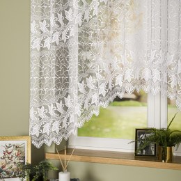 TEOFILA Firanka żakardowa gotowa, 160x400 cm, kolor biały 049348/FBL/001/400160/1