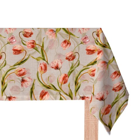 TULIPANY CRUDO Tkanina dekoracyjna NINA WODOODPORNA, szer. 160cm, kolor 004 beżowy D00453/NIW/004/160000/1