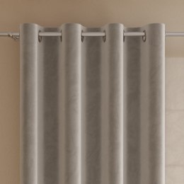 VELVI Zasłona gotowa na przelotkach, 230x140cm, kolor 017 szaro-beżowy VELVI0/ZGP/017/140230/1