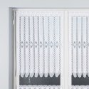 Zazdrostka żakardowa panelowa, wys. 90cm, kolor biały 107806/000/001/000090/1