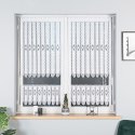 Zazdrostka żakardowa panelowa, wys. 90cm, kolor biały 107806/000/001/000090/1