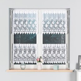 Zazdrostka żakardowa, wys. 60cm, kolor biały 017480/000/001/000060/1