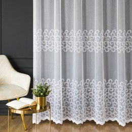 Firanka haftowana, wys. 320cm, kolor biały FH0058/768/001/000320/1