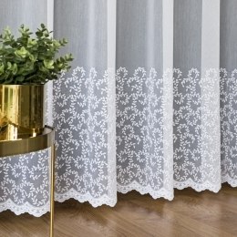 Firanka haftowana, wys. 320cm, kolor biały FH0058/768/001/000320/1