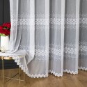 Firanka haftowana, wys. 320cm, kolor biały FH0063/768/001/000320/1