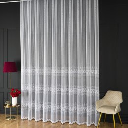 Firanka haftowana, wys. 320cm, kolor biały FH0063/768/001/000320/1